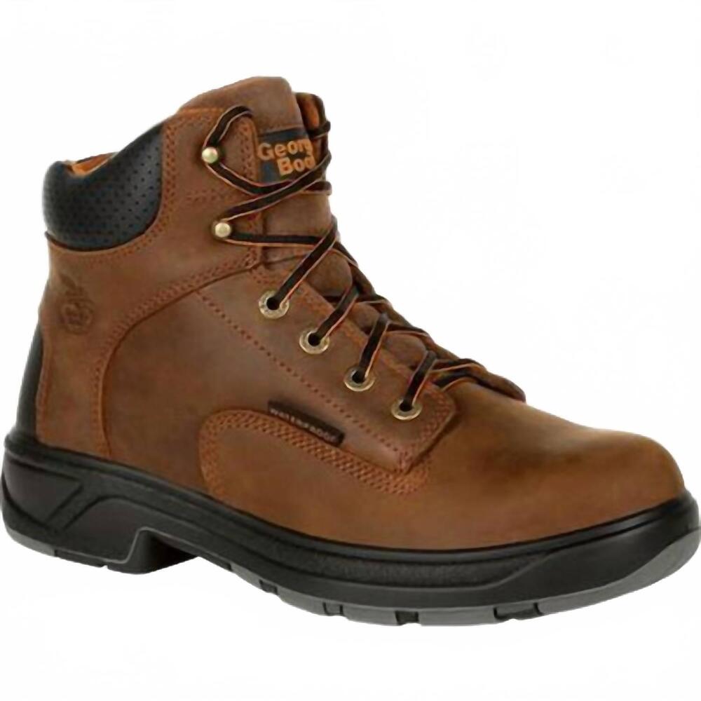 NEW GEORGIA BOOT men's georgia boot flxpoint waterproof work boot in brown